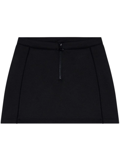 Diesel O-carole Cut-out Miniskirt In Black