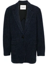 Isabel Marant Étoile Adilinko Single-breasted Blazer In Blue