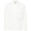 Ten C Pocket Zip-up Shirt Jacket In White