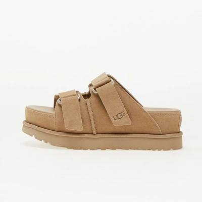 Ugg W Goldenstar Hi Slide Shoes In Nude & Neutrals