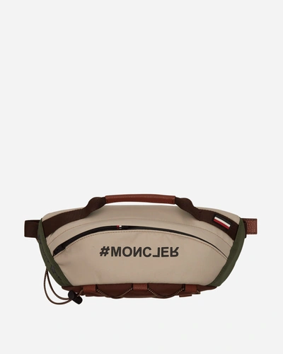 Moncler Belt Bag Multicolor In Beige