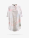 Giorgio Armani Oversized Printed Silk Blouse In Multicolor