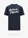 Maison Kitsuné Logo-print Cotton T-shirt In Black