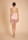 Gilda & Pearl Fringed High Society Slip Dress