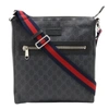 GUCCI GUCCI OPHIDIA GREY CANVAS SHOPPER BAG (PRE-OWNED)
