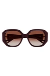 Chloé Sunglasses In Burgundy
