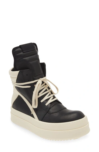 RICK OWENS GEOBASKET MEGA BUMPER HIGH TOP SNEAKER