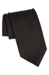 TOM FORD TOM FORD SOLID DIAGONAL WEAVE SILK TIE
