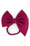 ALEXANDRE DE PARIS SILK TWILL BOW SCRUNCHIE