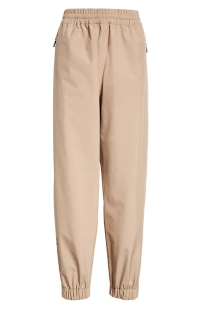 Moncler Pull On Trousers In Open Beige