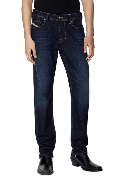 Diesel Mens  1985 Larkee Faded-wash Straight-leg Stretch-denim Jeans In Blue