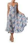 ASTR MAEVE FLORAL MIDI SUNDRESS