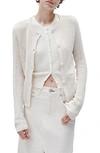 Rag & Bone Viola Open-knit Cardigan In Turtledove