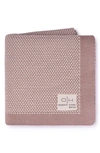 Domani Home Stipple Pale Pink Baby Blanket