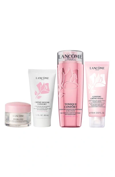 Lancôme Essential Care 4-piece Hydrating Skin Gift Set (limited Edition) $86 Value In Multi