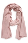 Nordstrom Transitional Knit Travel Wrap In Pink Zephyr Heather
