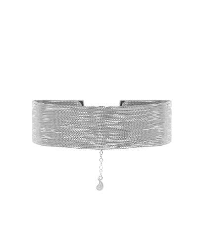 Maggoosh Currents Choker In Silver