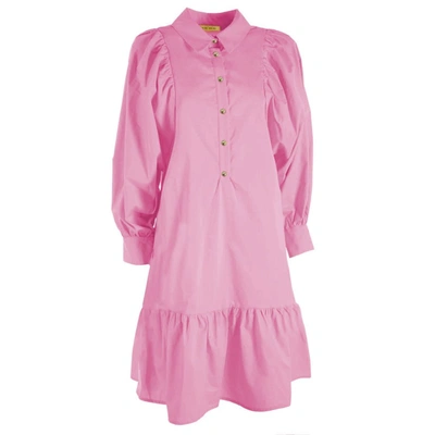 Yes Zee Cotton Women's Dress In Pink