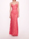 MARCHESA LACE MERMAID GOWN