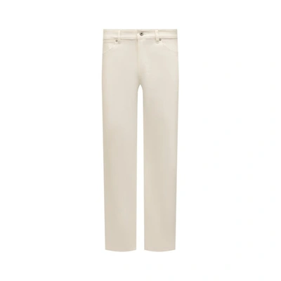 Jil Sander Regular-fit Denim Trousers In White