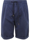 Brunello Cucinelli Dyed Bermuda Clothing In Blue