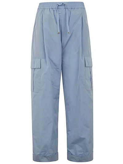 Herno Cargo Pants In Blue