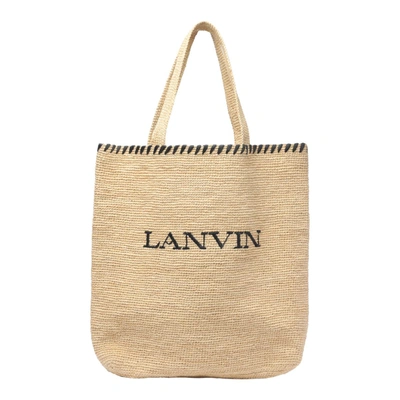 Lanvin Tote Bag In Beige O Tan