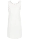 P.a.r.o.s.h Sequin-embellished Mini Dress In Panna