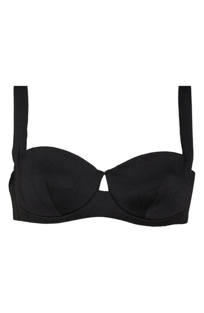 Onia Danica Bikini Top In Black