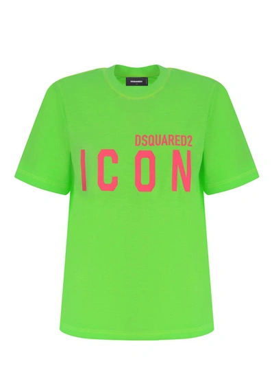 DSQUARED2 DSQUARED2  T-SHIRTS AND POLOS GREEN
