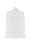 Pinko Georgette Verdeca Blouse In White