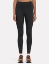 Reebok Black Nylon Leggings In Black