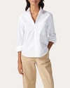 WITH NOTHING UNDERNEATH WOMEN'S THE POPLIN CLASSIC SHIRT
