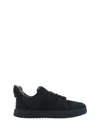 1989 Studio Skate Lace-up Nubuck Sneakers In Black