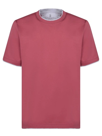 Brunello Cucinelli T-shirts In Red