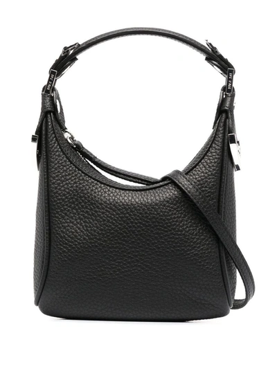 By Far Cosmo Zipped Top Handle Bag In Black