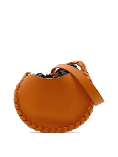 Chloé "mate" Crossbody Bag In Orange