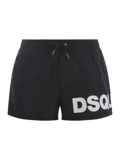 Dsquared2 Swimsuit   In Nylon In Black