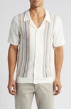 RAILS SILAS STRIPE CAMP SHIRT