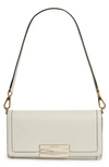 Jimmy Choo Mini Diamond Shoulder Bag In Latte/ Gold