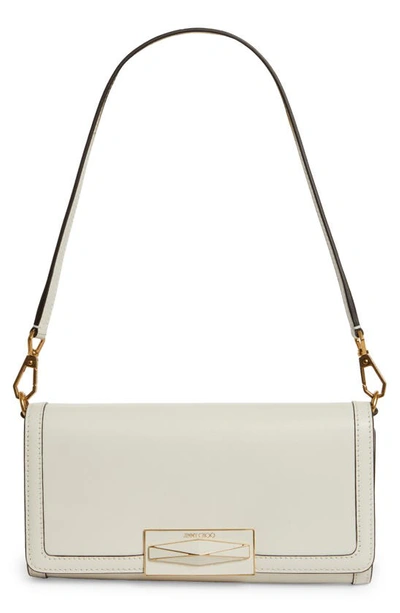 Jimmy Choo Mini Diamond Shoulder Bag In Nude