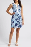 LILLY PULITZER ARIA FLORAL PRINT SLEEVELESS SHIFT DRESS