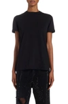 Golden Goose Cotton Crewneck Tee In Vintage Black