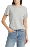 Treasure & Bond Relaxed Crewneck Cotton T-shirt In Grey Heather