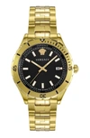 VERSACE MEN'S HELLENYIUM 42MM QUARTZ WATCH