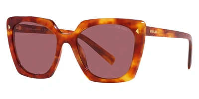 Prada Woman Sunglass Pr 23zs In Dark Violet