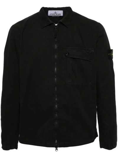 Stone Island Shirt In Black