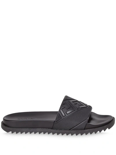 Fendi Slide In Black