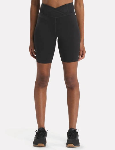 Reebok Women's Workout Ready Basic Bike Shorts In Night Black