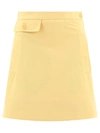 Aspesi Abigayle Mini Skirt In Yellow